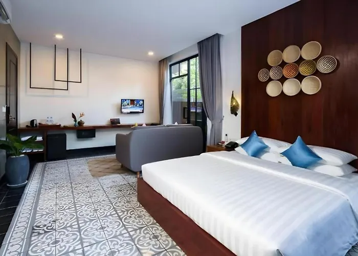Deluxe Double With Patio Or Balcony Pensjonat Siem Reap